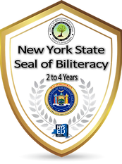 Picture of new york state seal of biliteracy 2 to 4 year