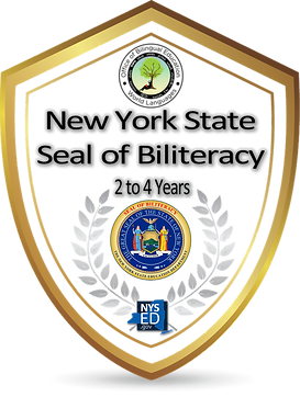 Picture of New York State Seal of Biliteracy 2 to 4 years